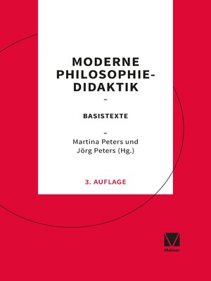 cover image of Moderne Philosophiedidaktik